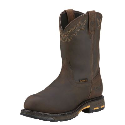 Ariat WorkHog Koyu Kahverengi Iş Ayakkabıları Erkek (40244-035)